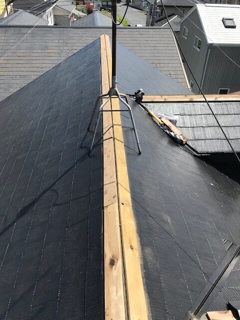 屋根板金の交換工事