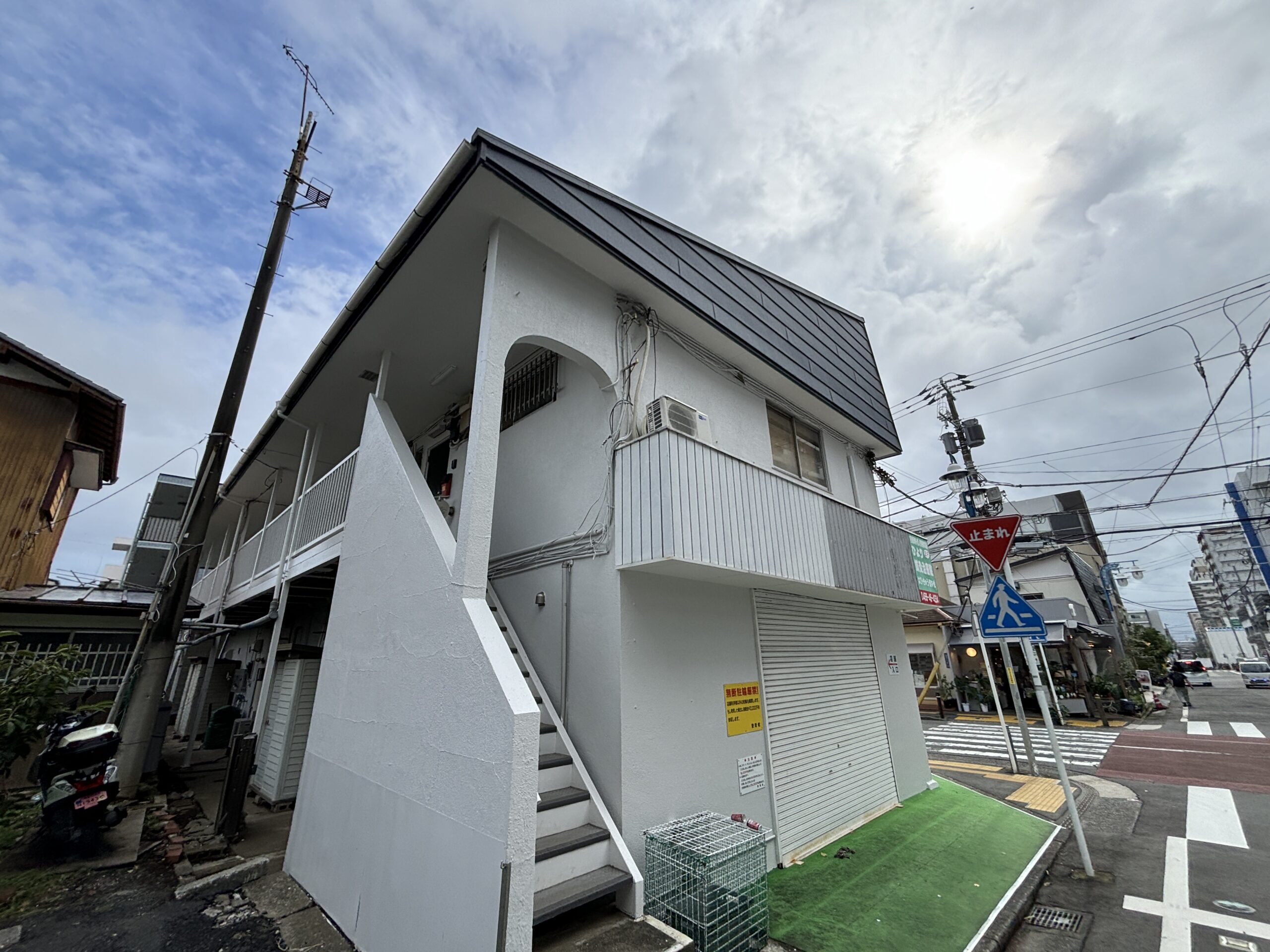 【128万円】藤沢市　アパート外壁塗装工事