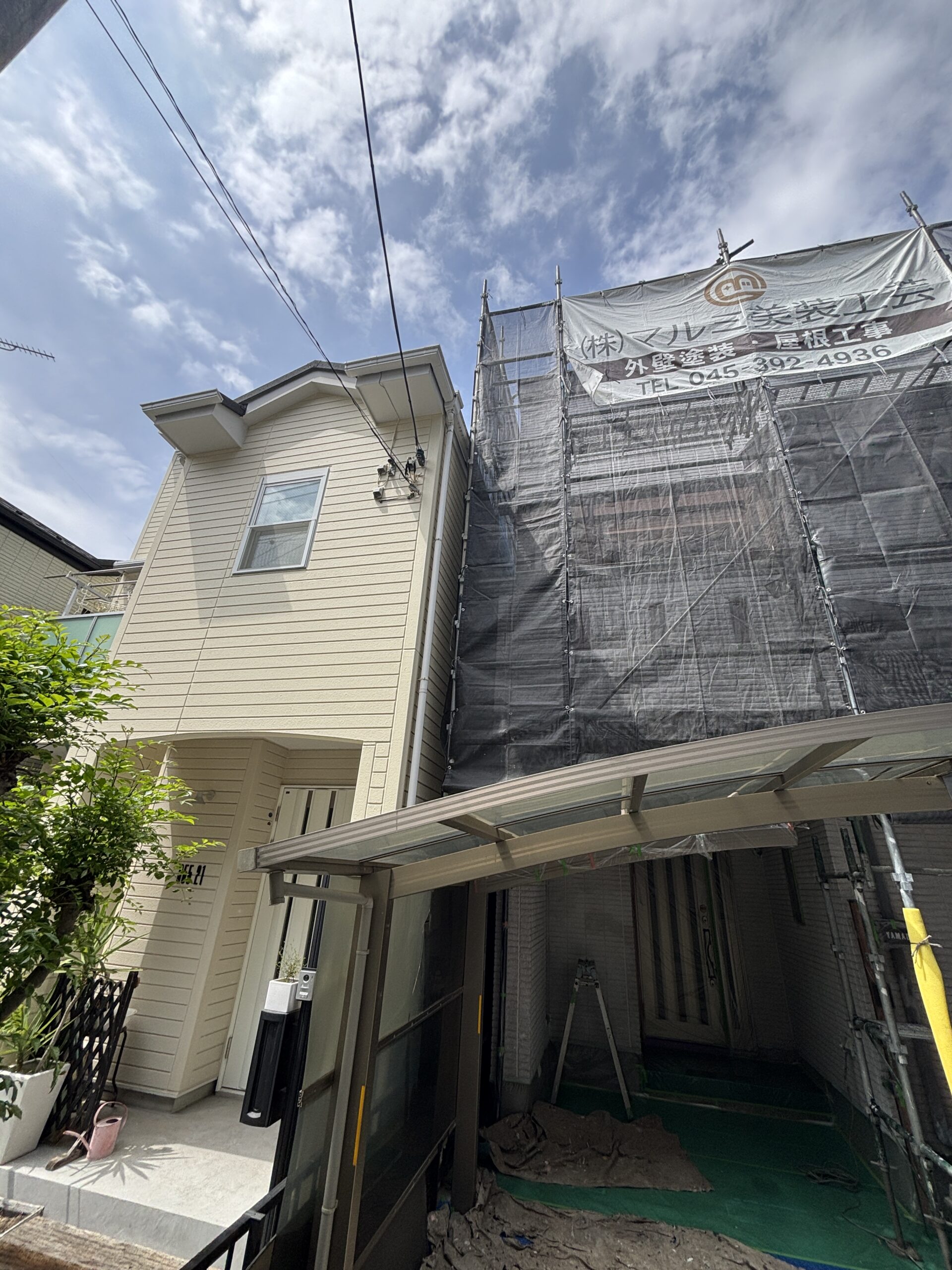 【108万円】横浜市港北区Y様邸　屋根外壁塗装工事